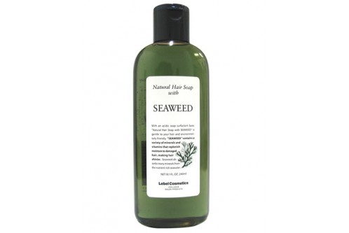 Шампунь Hair Soap with Seaweed для нормальных волос и слабо повреждённых волос с экстрактом морских водорослей, 240 мл.