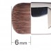 Кисть для нанесения теней Hakuhodo B5510 Eye Shadow Brush Round & Flat Short