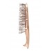 Укороченная массажная расческа Scalp Brush Gold, S-Heart-S, золотая, 376 зубчиков