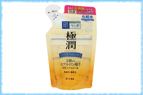 Ультраувлажняющий лосьон Gokujyun Premium Hyaluronic Acid Lotion, Hada Labo, рефил 170 мл.