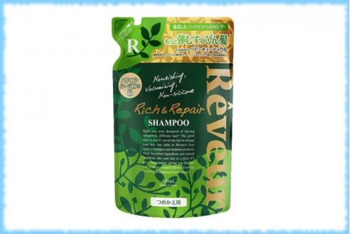 Шампунь Энергия зелени Rich&Repair Shampoo, Reveur, рефильный пакет, 400 мл.