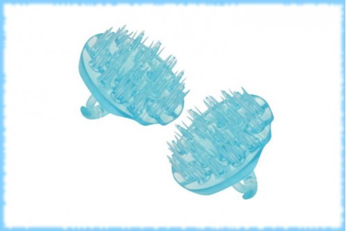 Щетки для массажа головы во время мытья Scalp Massage Brush, 2 шт. в комплекте