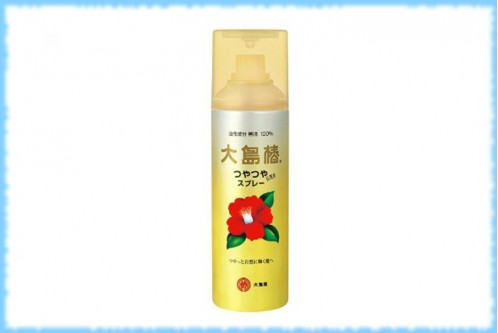 100% масло камелии в виде спрея для ухода за волосами Camellia Oil Mist, Oshima Tsubaki, 140 гр.