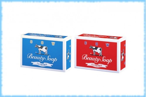 Молочное туалетное мыло Beauty Soap, Cow Brand, 100 гр.