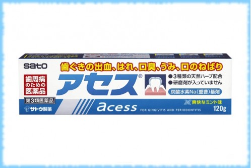 Зубная паста Аcess, Sato, 120 гр.