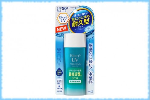 Солнцезащитный крем-гель Biore UV Aqua Rich Watery Gel, Kao corporation, 90 мл.