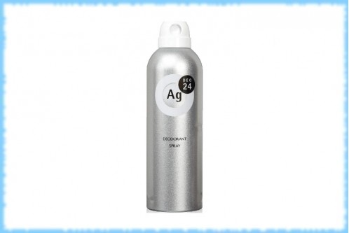 Дезодорант-спрей для подмышек Ag+ с ионами серебра, Shiseido, 180 гр.