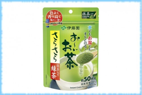 Растворимый зеленый чай с матча O～i Ocha, Itoh, 40 гр.