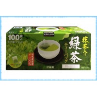 Японский зеленый чай в шелковых пакетиках Matcha-iri ryokucha Itoh En, Kirkland, 100 шт.