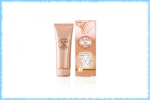 Увлажняющий крем для рук Mentholatum Aura the Hand, Rohto, 70 гр.