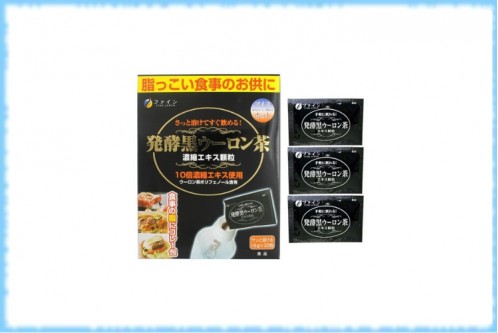 Быстрорастворимый ферментированный черный чай улун Fermented Black Oolong Tea, FINE JAPAN, 33 пакетика