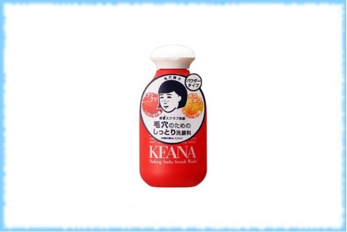 Скраб с содой для очищения и сужения пор Keana Nadeshiko Baking Soda Scrub Wash, Ishizawa Laboratories, 100 гр.