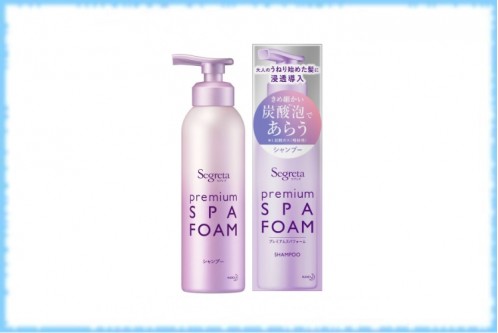 Антивозрастной шампунь для пористых волос Segreta Premium Spa Foam Shampoo, KAO, 170 гр.