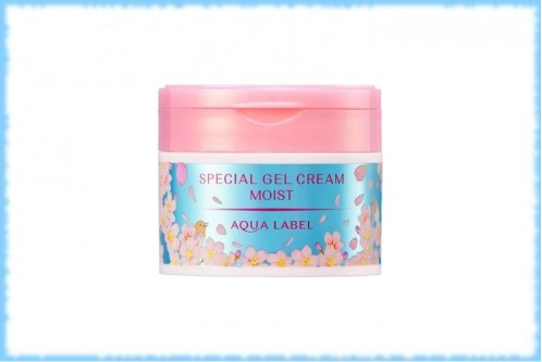 Увлажняющий крем-гель с ароматом сакуры Shiseido Aqualabel Special Gel Cream, 90 гр.