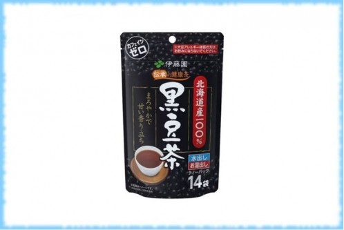Японский чай из чёрной сои, 14 пакетиков