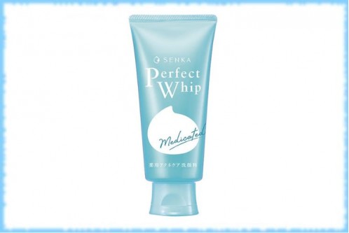 Пенка для умывания против акне Shiseido Senka Perfect Whip Medicated, 120 гр.