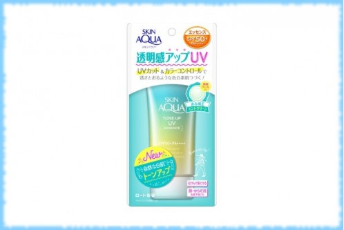 Солнцезащитный крем Skin Aqua Tone Up UV Essence, Mint Green, SPF 50+, 80 гр.
