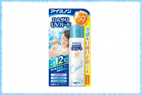 Солнцезащитный гель с эффектом охлаждения Hakugen Earth Ice Non Cooling UV Guard, 60 гр.
